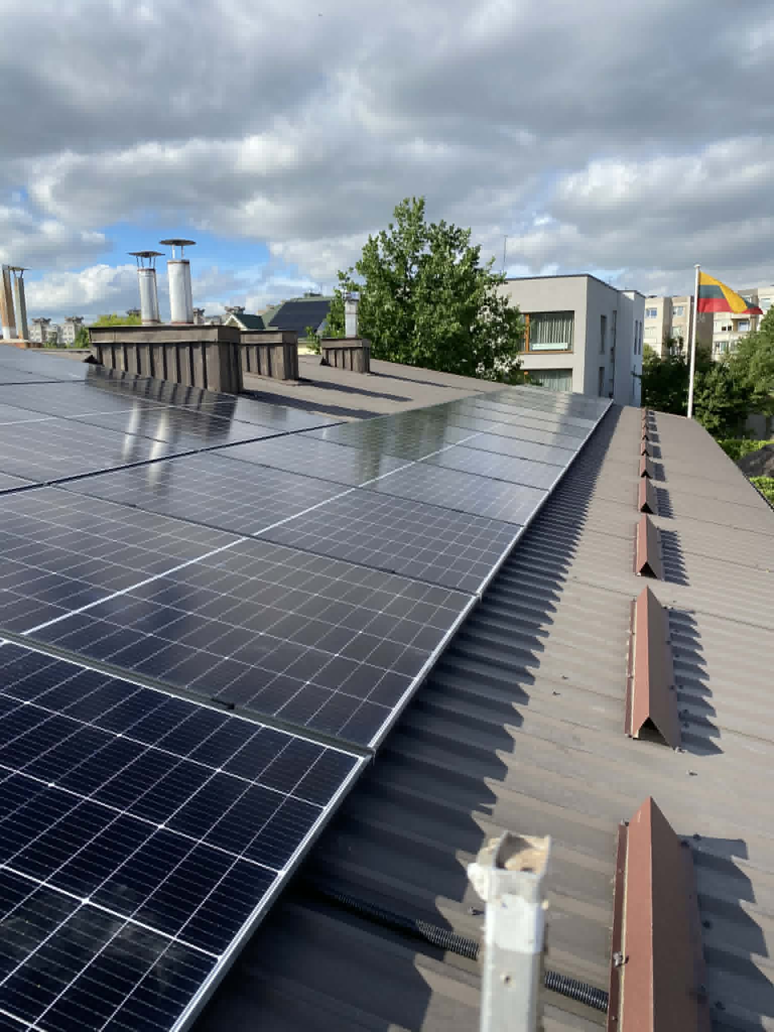 Komercinio objekto saulės elektrinė